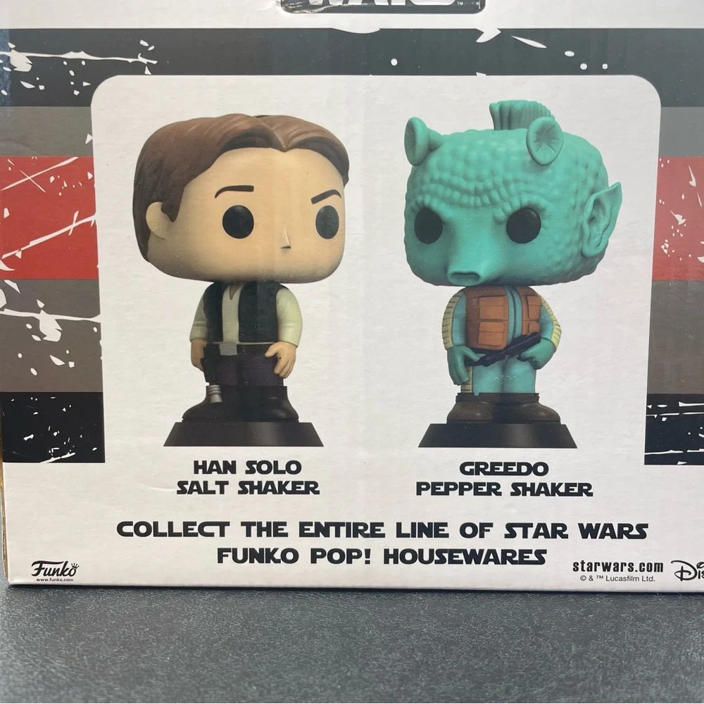 Pop! Home -~STAR WARS~ Salt & Pepper Shakers - Han Solo & Greedo 4”